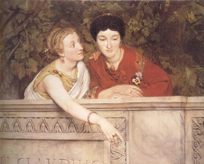 Alma-Tadema, Sir Lawrence Gallo-Roman Women (mk23) France oil painting art